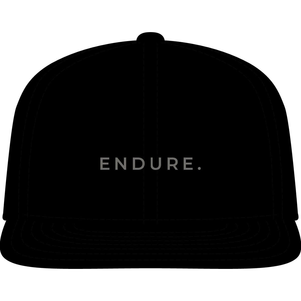 ENDURE. CORE Cap in black, front